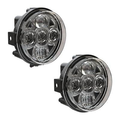 Picture of J.W. Speakers 0553973 7'' Round High &amp; Low Beam Headlight; Dual Burn High &amp; Low
beam Optics; High-Output Leds; Plug And Play Installation;
dot-Compliant; Die-Cast Aluminum Housing; Carbon Fiber Inner Bezel;
retrofits Most Par56 Headlights; Kit Of 2 Lights