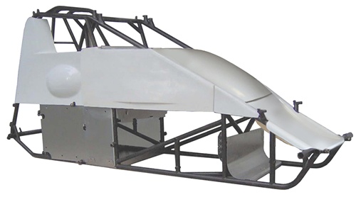 Triple X Sprint Car Chassis Bare Non-Wing 87-40 Triple X Sprint Car Chassis Bare Non-Wing 87-40