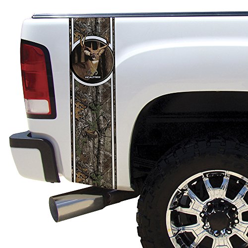Realtree Camo Graphics TRTOSMWHITE Team Realtree Logo Die Cut Decal 2in ...