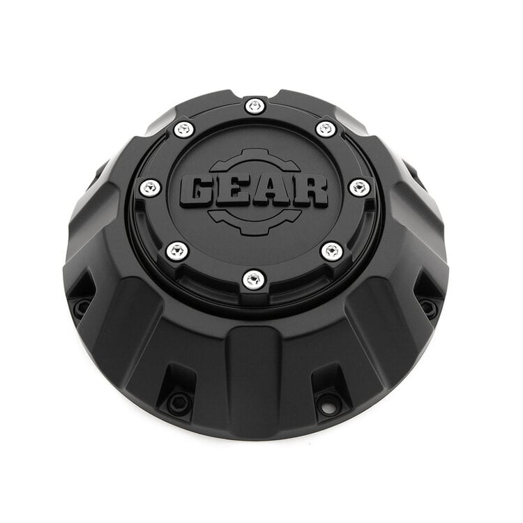 Picture of GEAR OFF ROAD CAP-6C-B14 CAP-6C-B14 G/A GLOSS BLK COVERED-LUG CAP W/COGS FOR 5&6 LUG