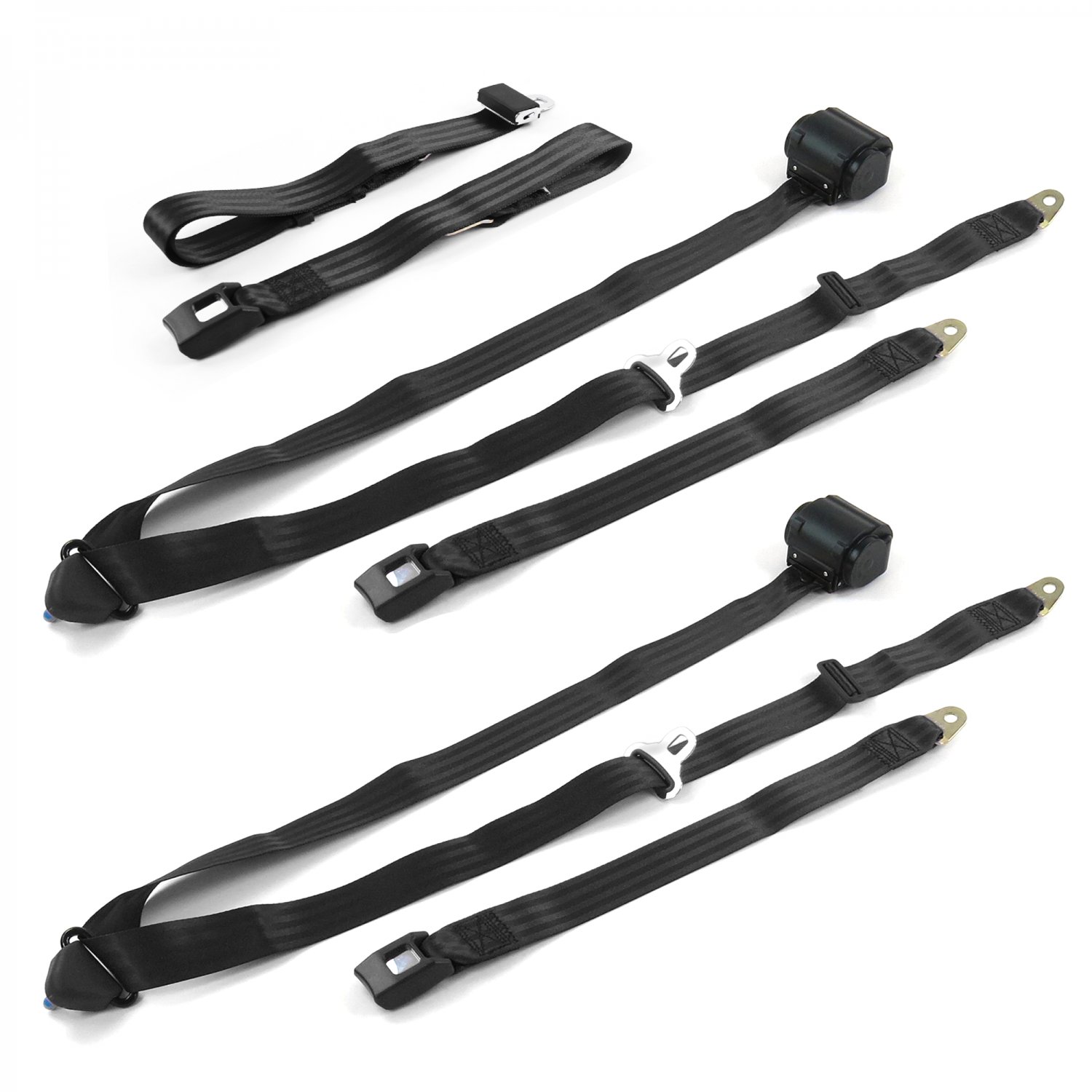 Ford Truck 1948-1952 Airplane 2pt Burgandy Lap Bucket Seat Belt Kit 2 Belts Ford Truck 1948-1952 Airplane 2pt Burgandy Lap Bucket Seat Belt Kit 2 Belts