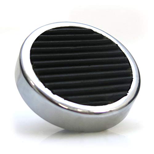 Picture of American Shifter Company ASCPEDCC002S Floor Mount Round Billet Pedal Pad And Dimmer Switch
