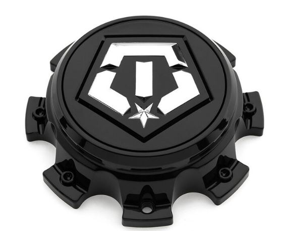 Picture of TIS CAP-547RTM-5-TIS CAP-547RTM-5-TIS TIS GLOSS RED EXPOSED LUG BOLT ON CAP WITH CHROME TIS LOGO FOR 5 LUG WHEELS(5X135-5X150)