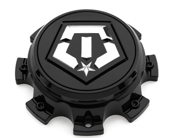 Picture of TIS CAP-547RTM-6-TIS CAP-547RTM-6-TIS TIS GLOSS RED EXPOSED LUG BOLT ON CAP WITH CHROME TIS LOGO FOR 6 LUG WHEELS(6X135/6X139.7)