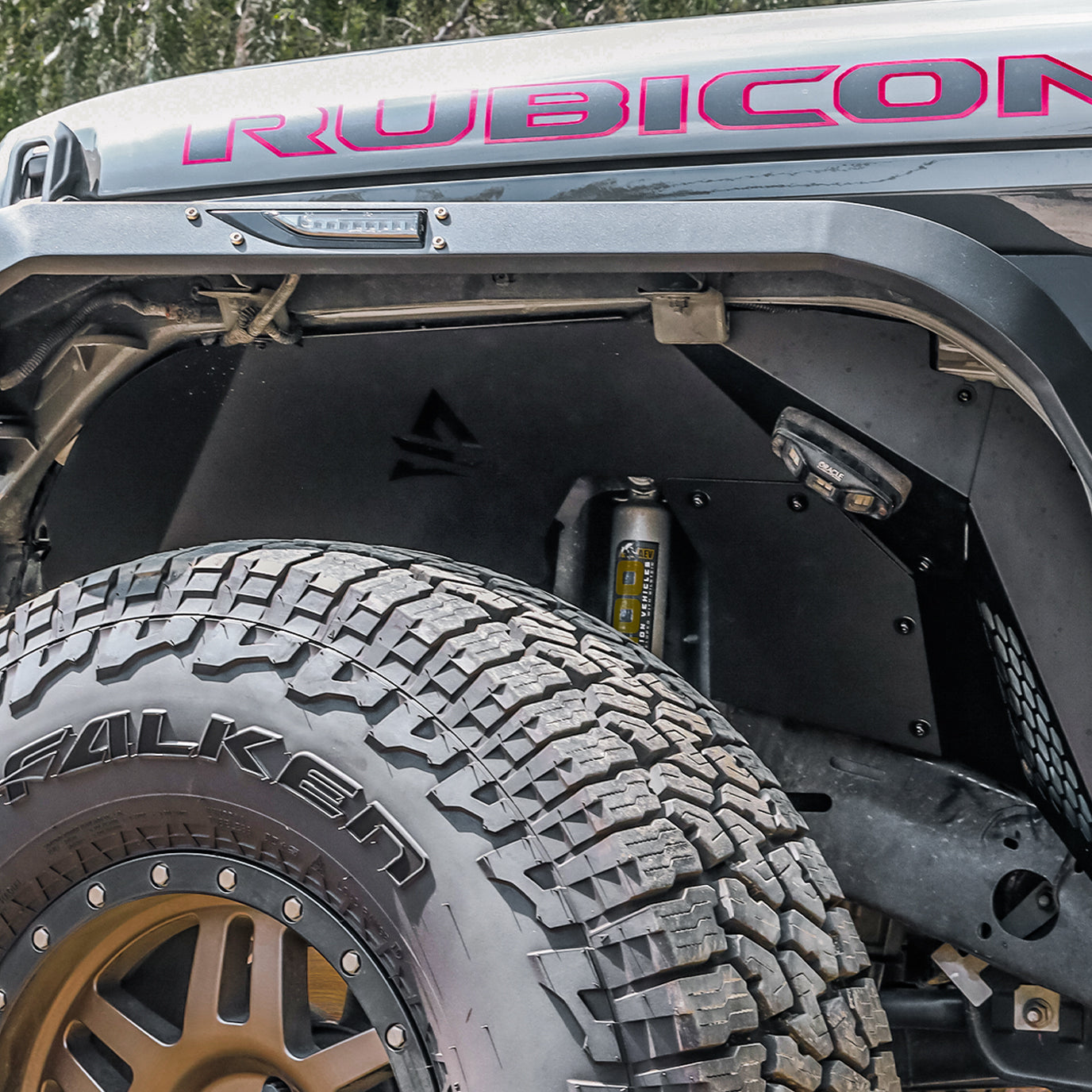 Picture of Attica 4x4 ATTJL01G106-A Terra Inner Fenders - Silver - Aluminum
