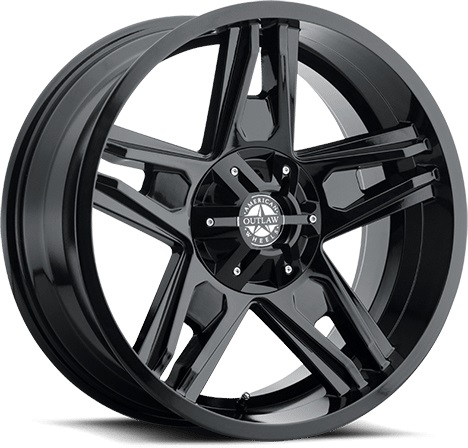 Picture of American Outlaw Wheels 139-7883BT Chisel Gloss Black Tint