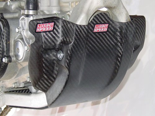 Carbon Fiber Frame Guard LightSpeed 032-00470 for Honda CRF450R 2007-2008