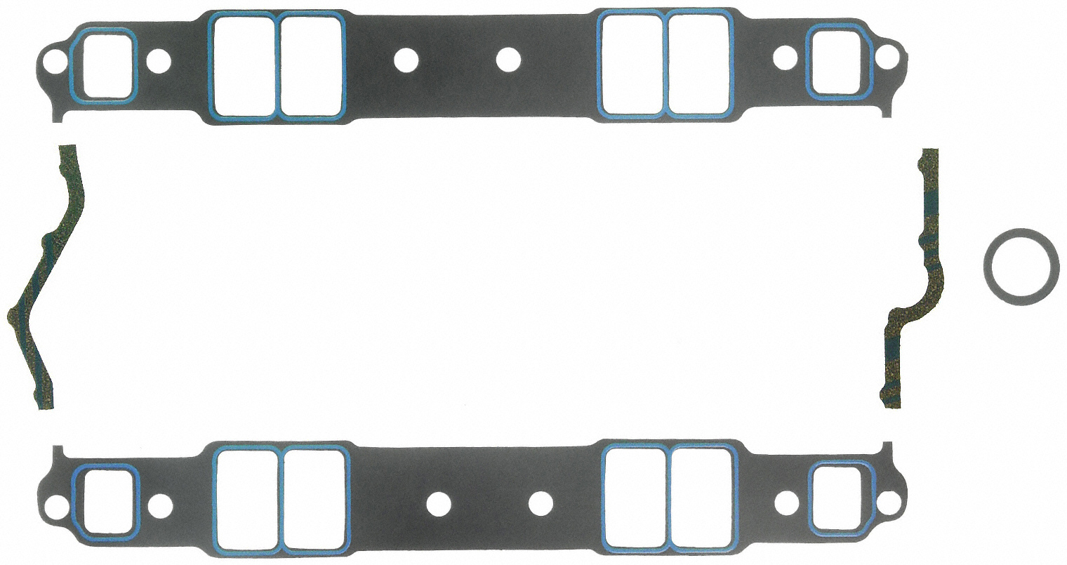 FelPro 1206 SBC Intake Gasket Set1.31in x 2.21in .060in Autoplicity
