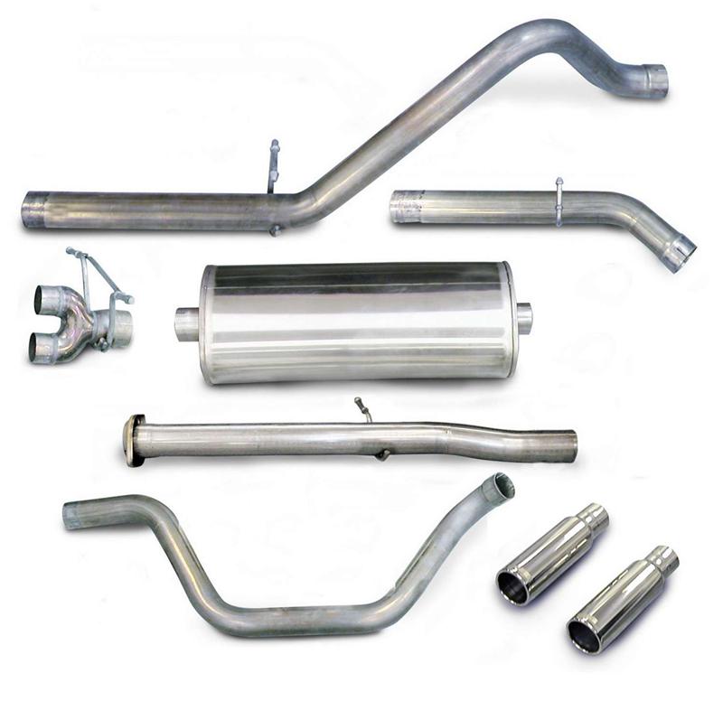 Corsa 24516 Db Cat-Back Exhaust System; Dual Rear Exit; 3 In. Dia