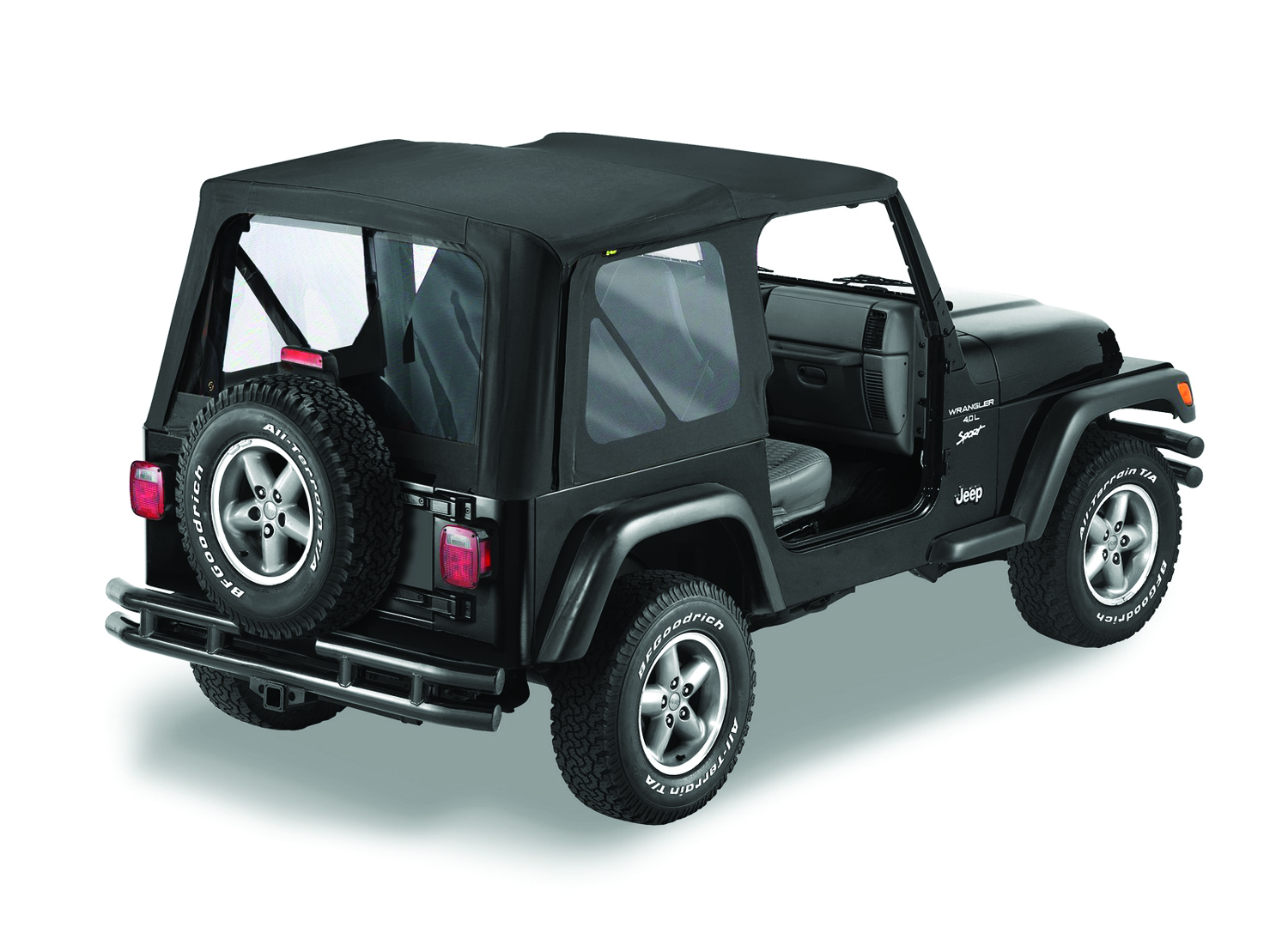 Bestop 51127 15 Jeep 1997 2002 Wrangler No Door Skins Included