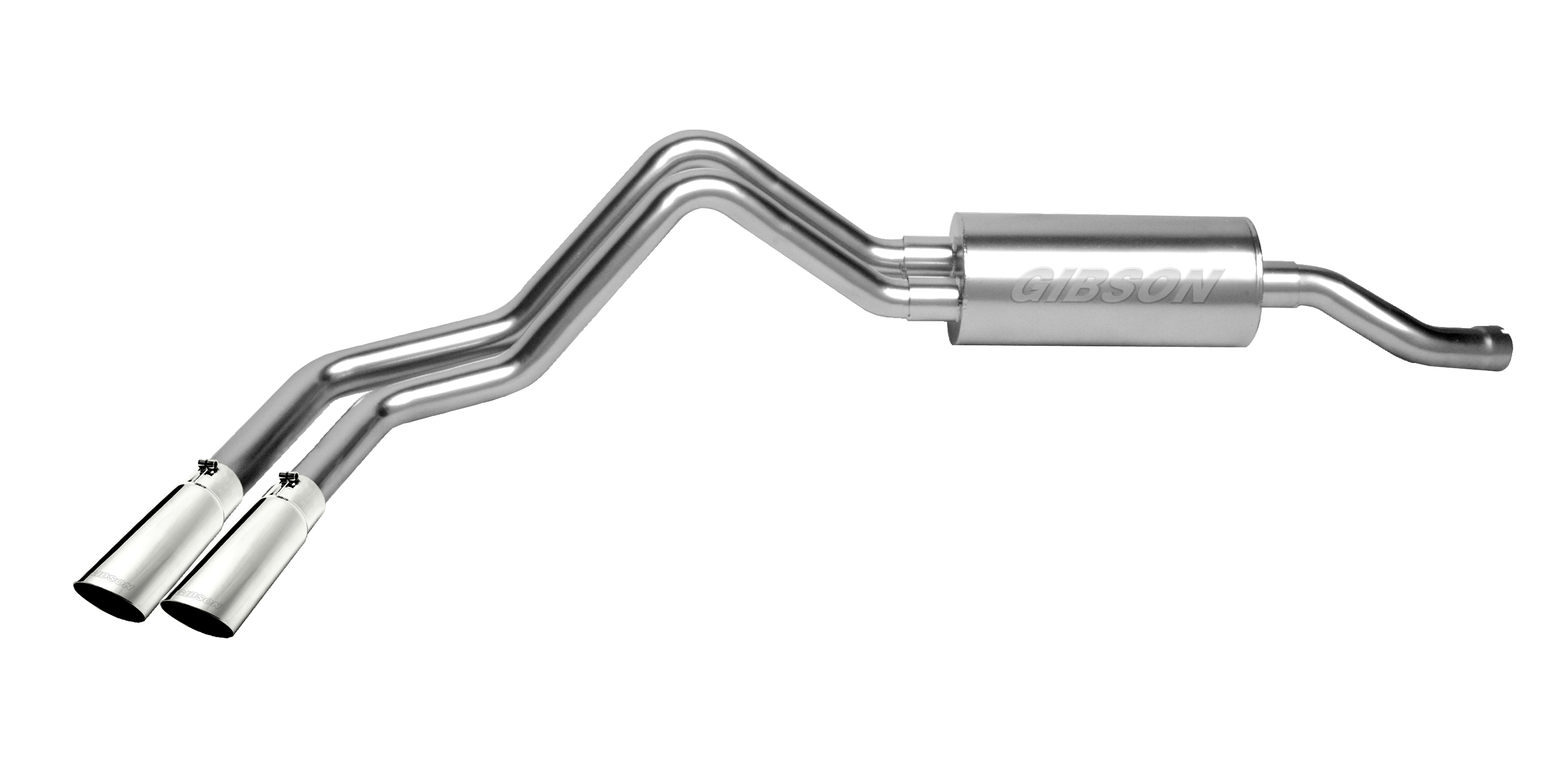 Gibson Exhaust 5638 Baffled And Chambered Muffler Design, No Internal