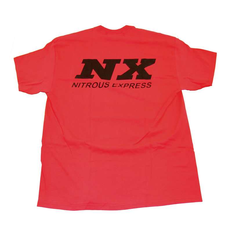 Nitrous Express 16533 XLARGE RED TSHIRT W/ BLACK NX Autoplicity