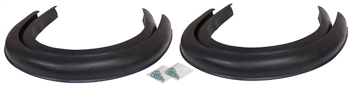 Pacer Performance Products 52-191 Flexy Flares 1.75" Wide X 58" Long 2 Piece Heavy Duty Steel Reinforced Fender Flare Set