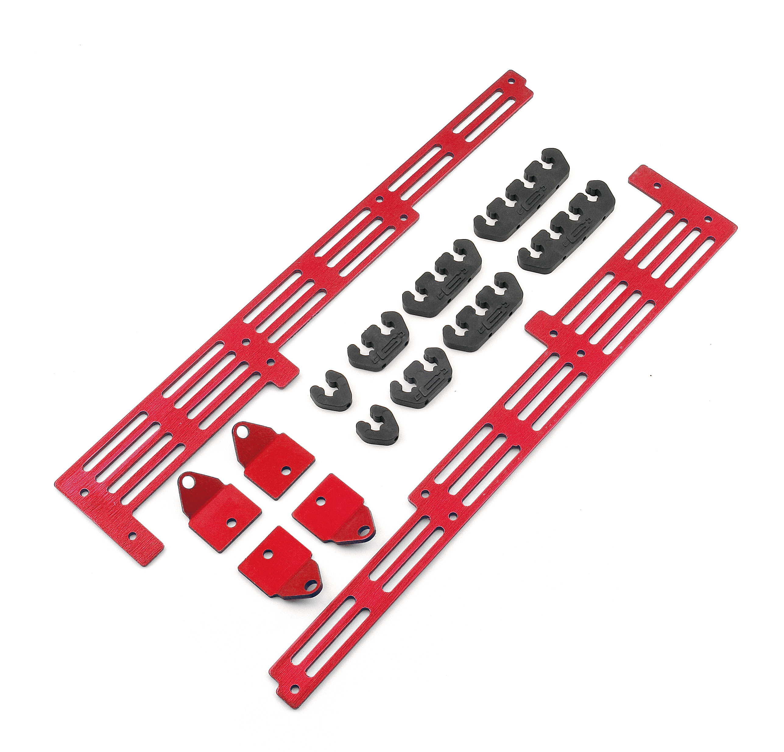 Mr. Gasket 6023 Custm Plug Wire Brkt Red Autoplicity