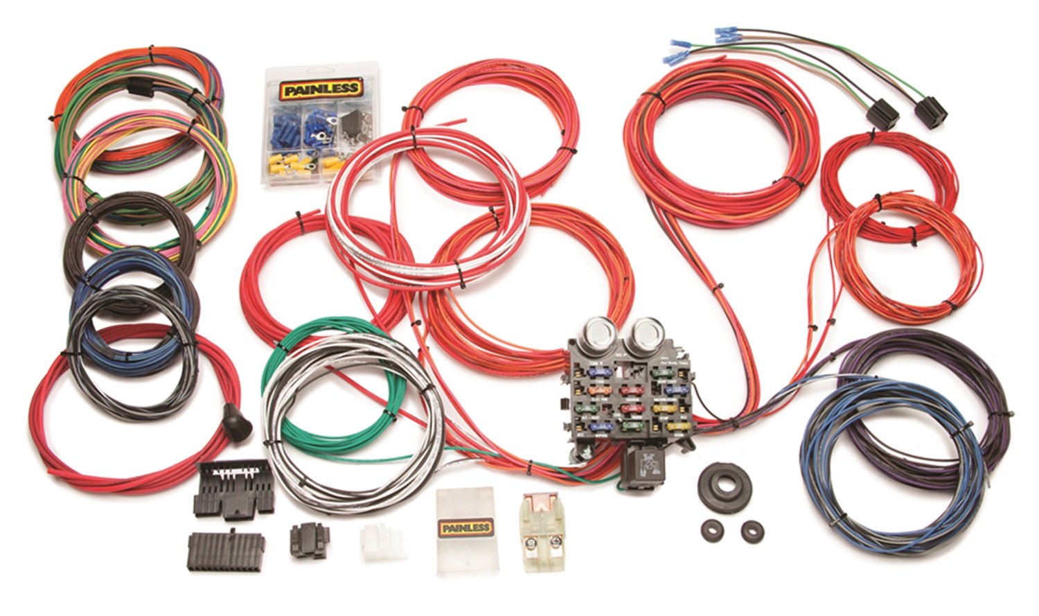 Painless Wiring 10120 12 Circuit Trunk Mount Wiring ... painless wiring harness racing 