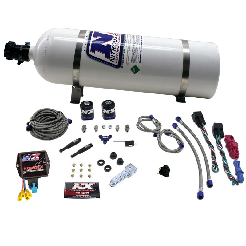 Show details for Nitrous Express NXD4000 Sx2d Dual Stage Diesel System With Mini Progressive Controller.