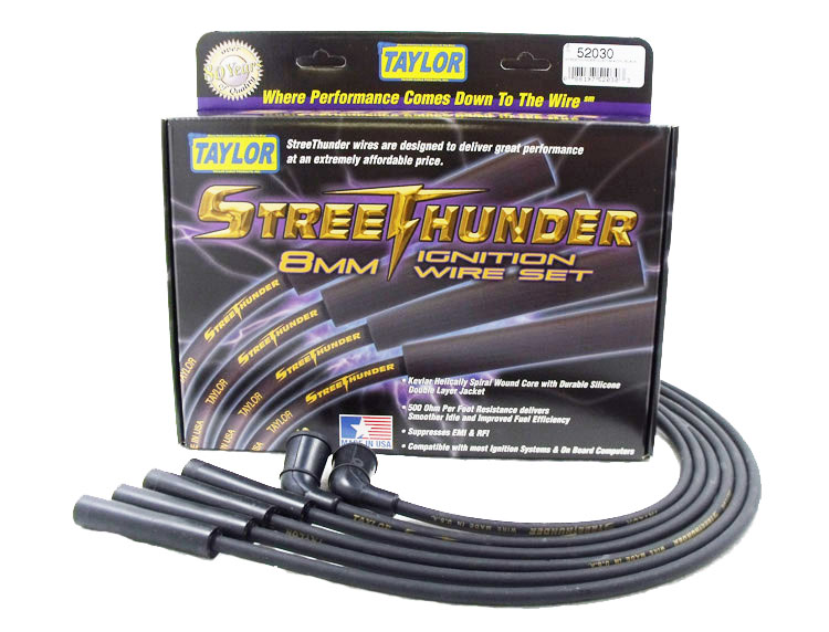 Taylor Made 52030 8mm Street Thunder Ignition Wire Set Autoplicity