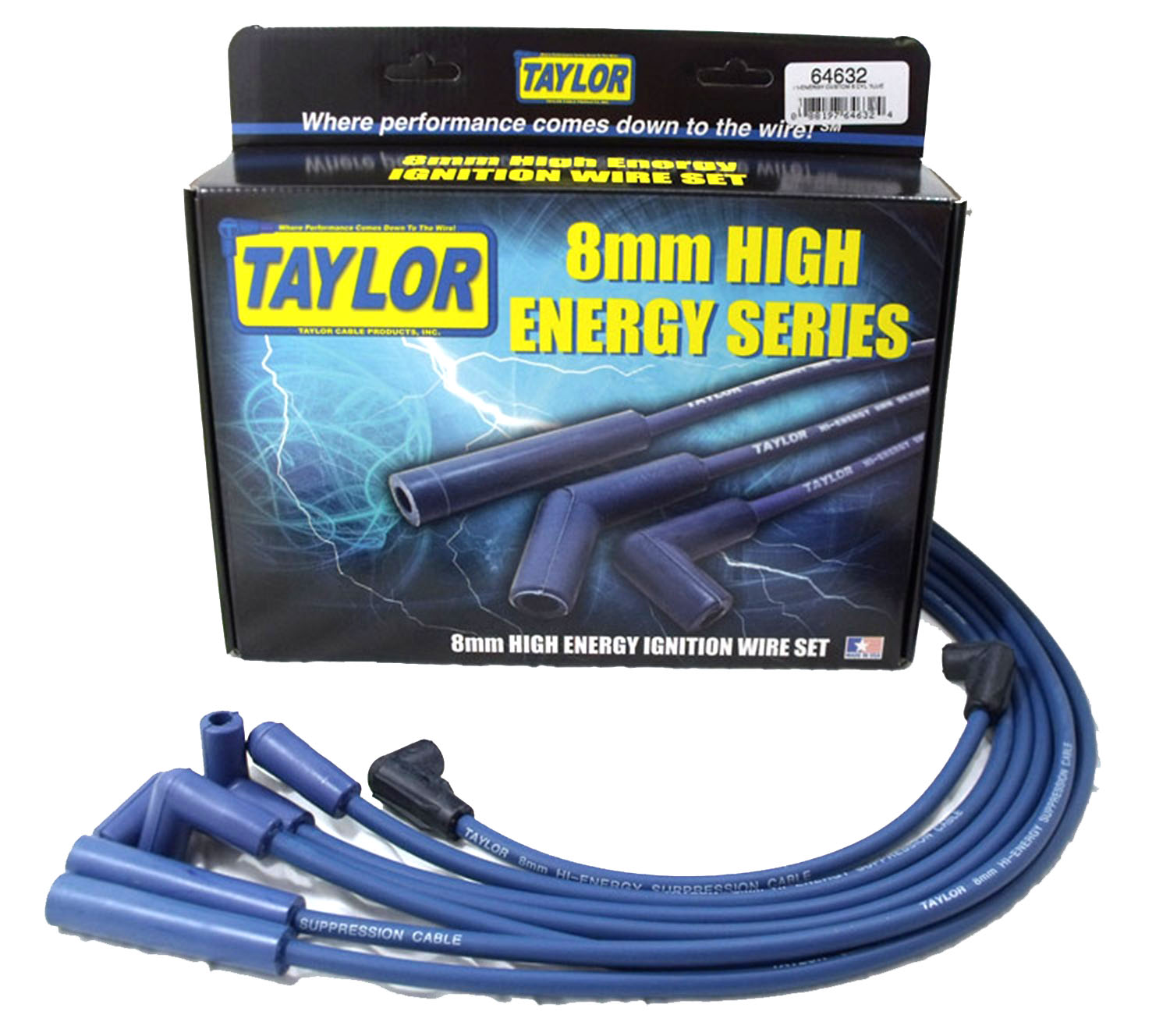 Taylor Made 64632 8mm High Energy Ignition Wire Set Autoplicity