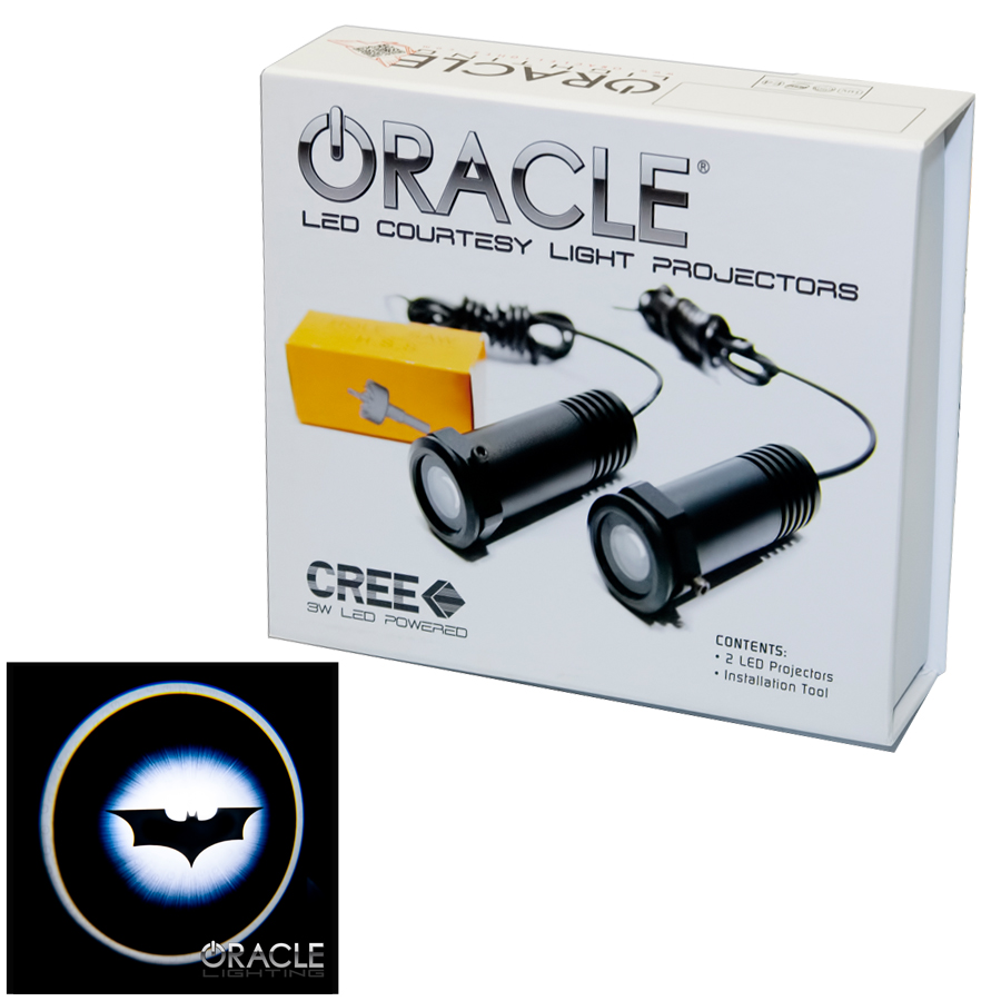 Picture of Oracle Lighting 3347-504 Door Led Projectors, Dark Knight