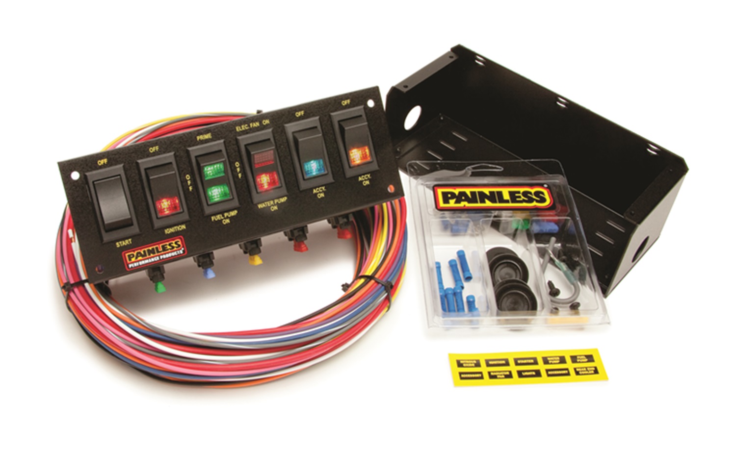 Show details for Painless Wiring 50302 6-Switch Fused Panel