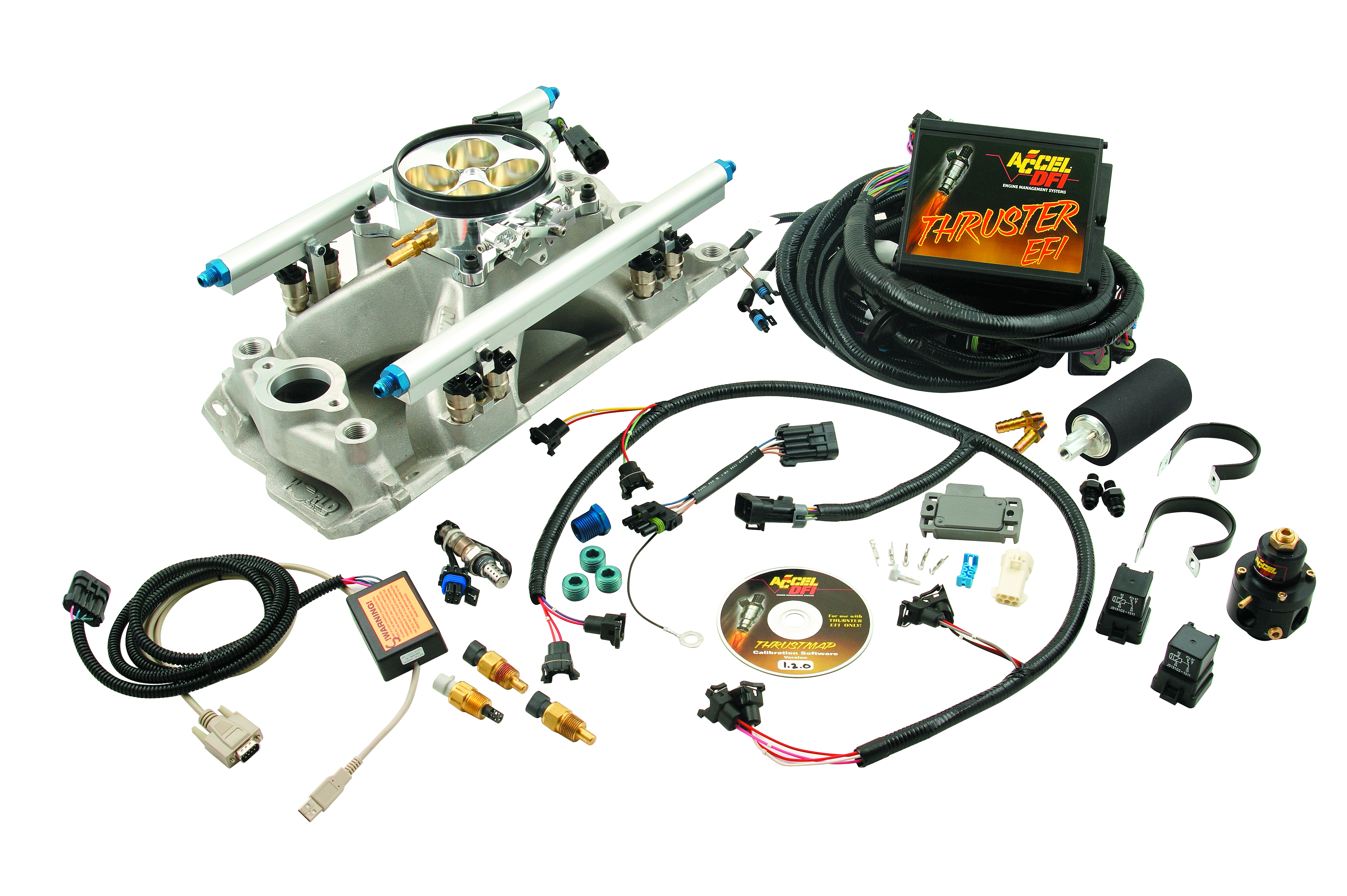 Accel 77143 Complete Fuel Injection System W/gen Vii Controller