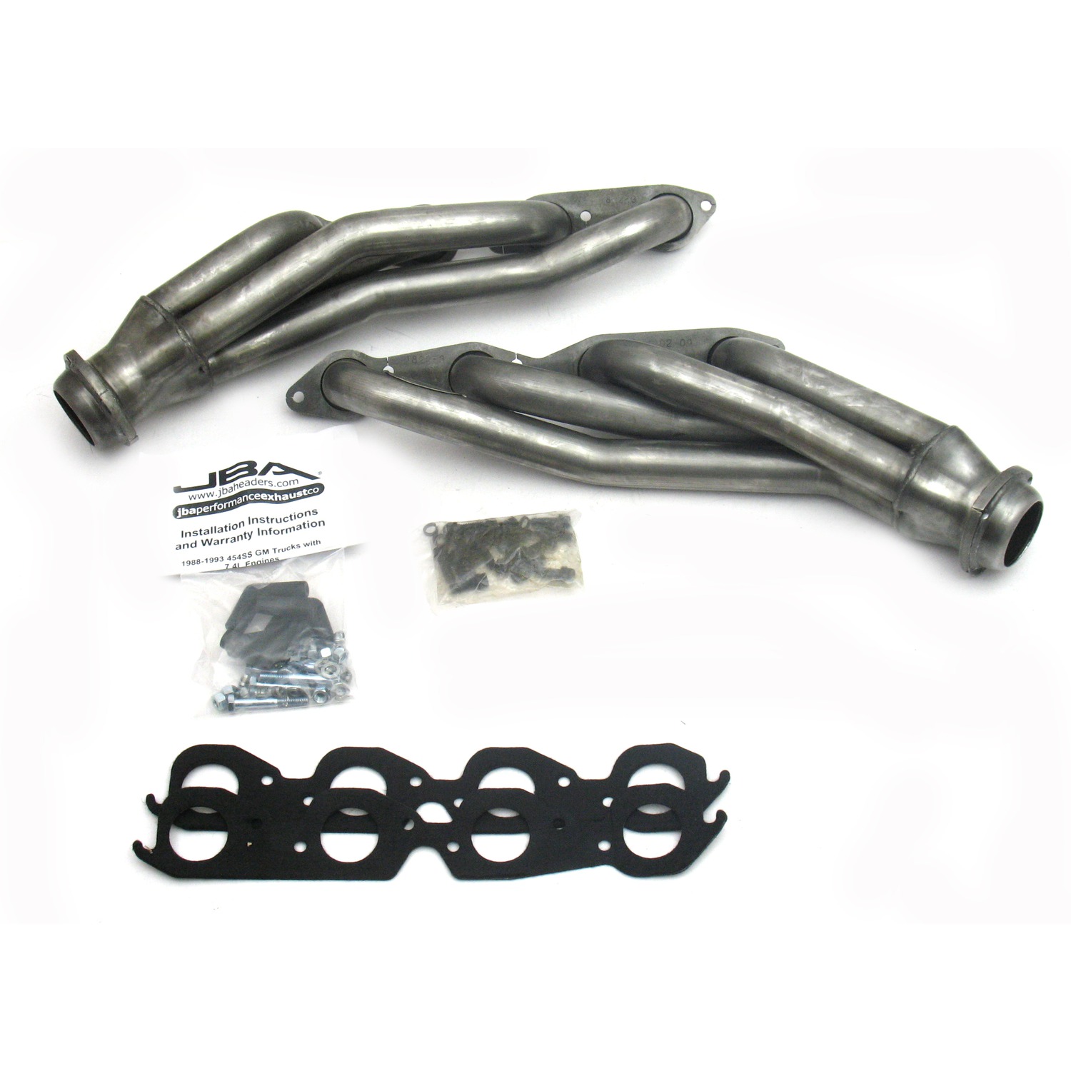 JBA Headers 1822S3 1822s3 1 3/4" Shorty Stainless Steel 8893 Gm 454