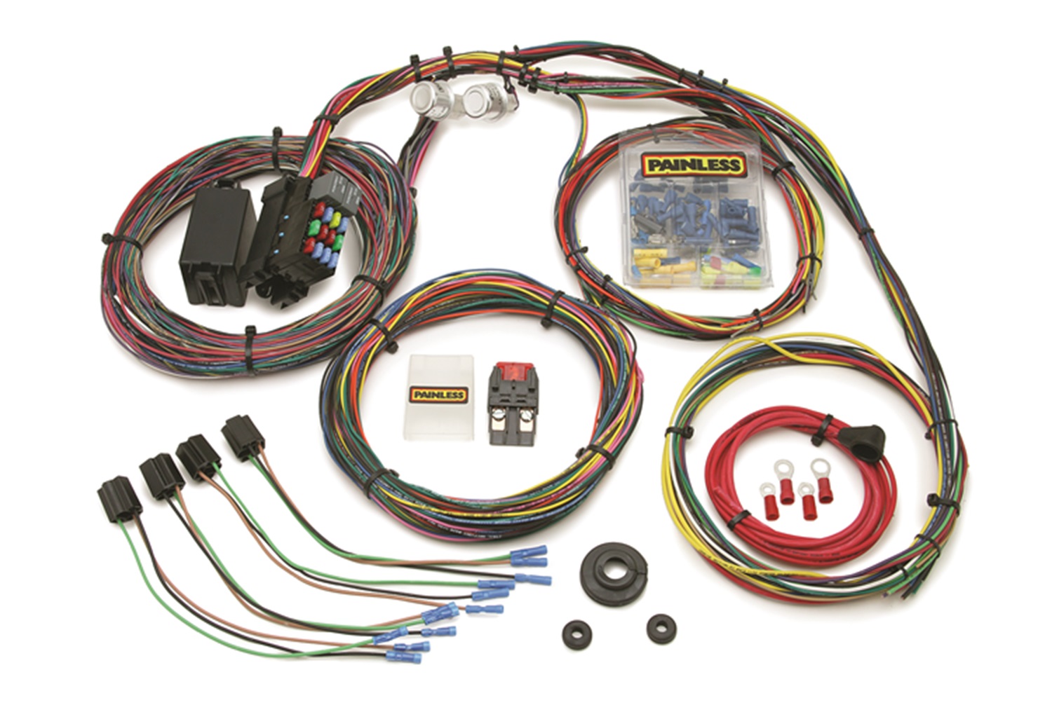 Painless Wiring 10127 12 Circuit Universal Wiring Harness ... painless universal wiring harness diagram 