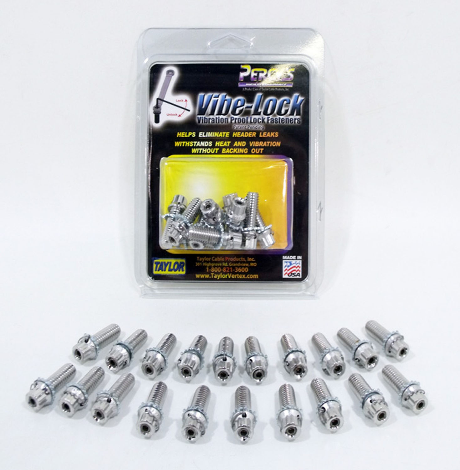 Percy's High Performance 310048 VibeLock Ss Bolt 5/1618 X 3/4in