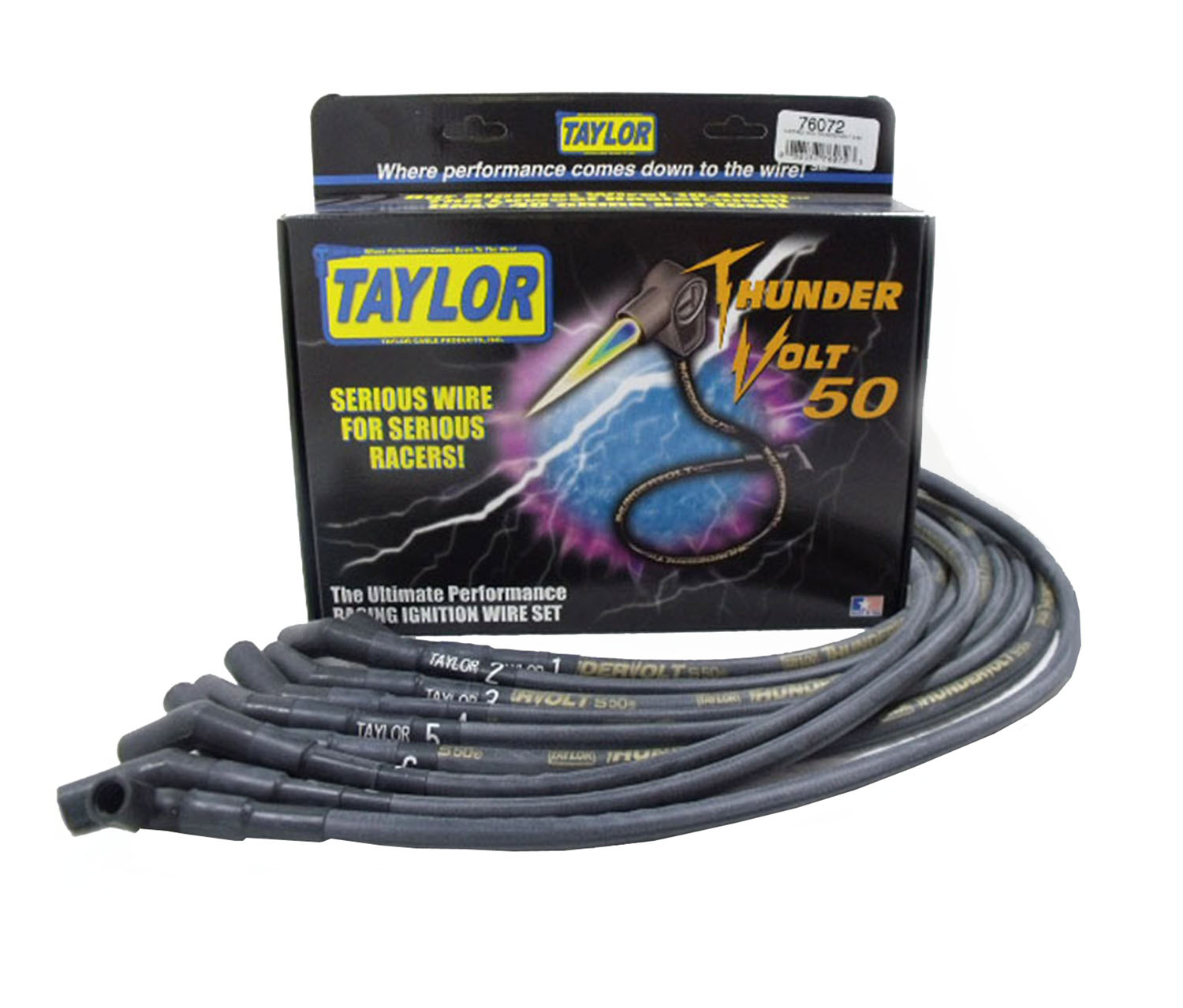Taylor Made 76072 ThunderVolt 50 10.4mm Ignition Wire Set Autoplicity