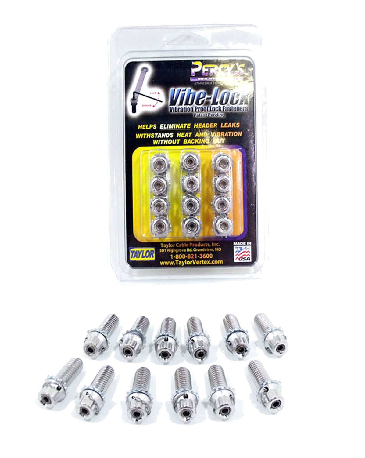 Percy's High Performance 310058 VibeLock Ss Bolt 81.25 X 25mm