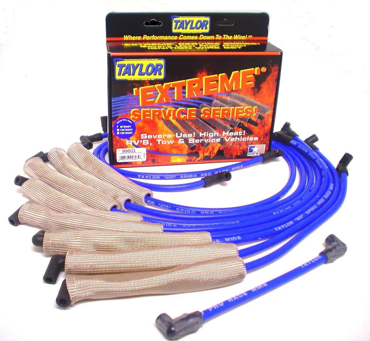 Taylor Made 99601 Extreme Service 10.4mm Ignition Wire Set Autoplicity