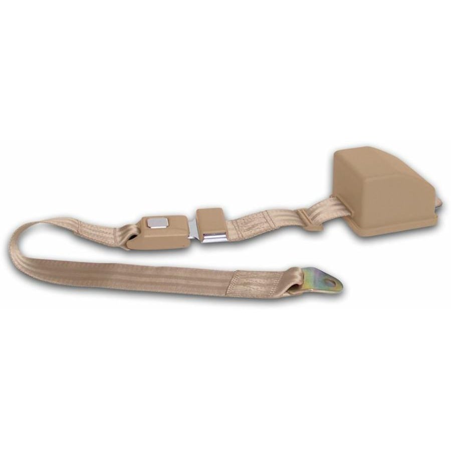 Autoloc 11270 2Point Retractable Tan Lap Seat Belt Autoplicity