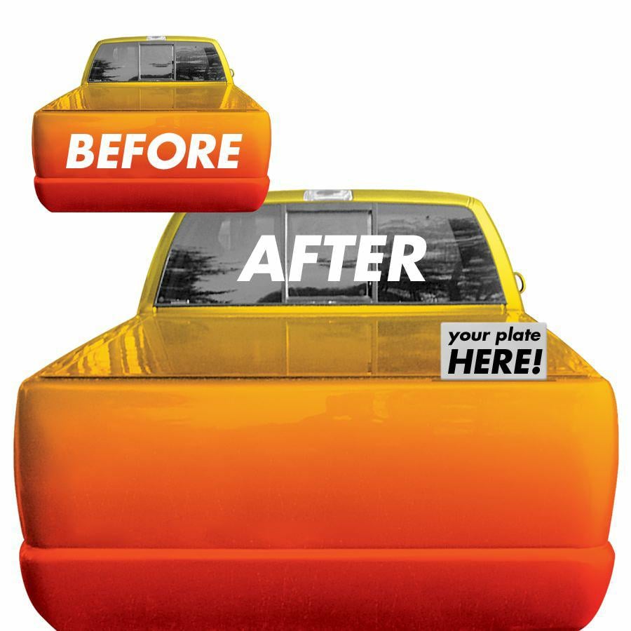 Autoloc 43150 Hidden License Plate Retractor Kit w/ Switch Autoplicity