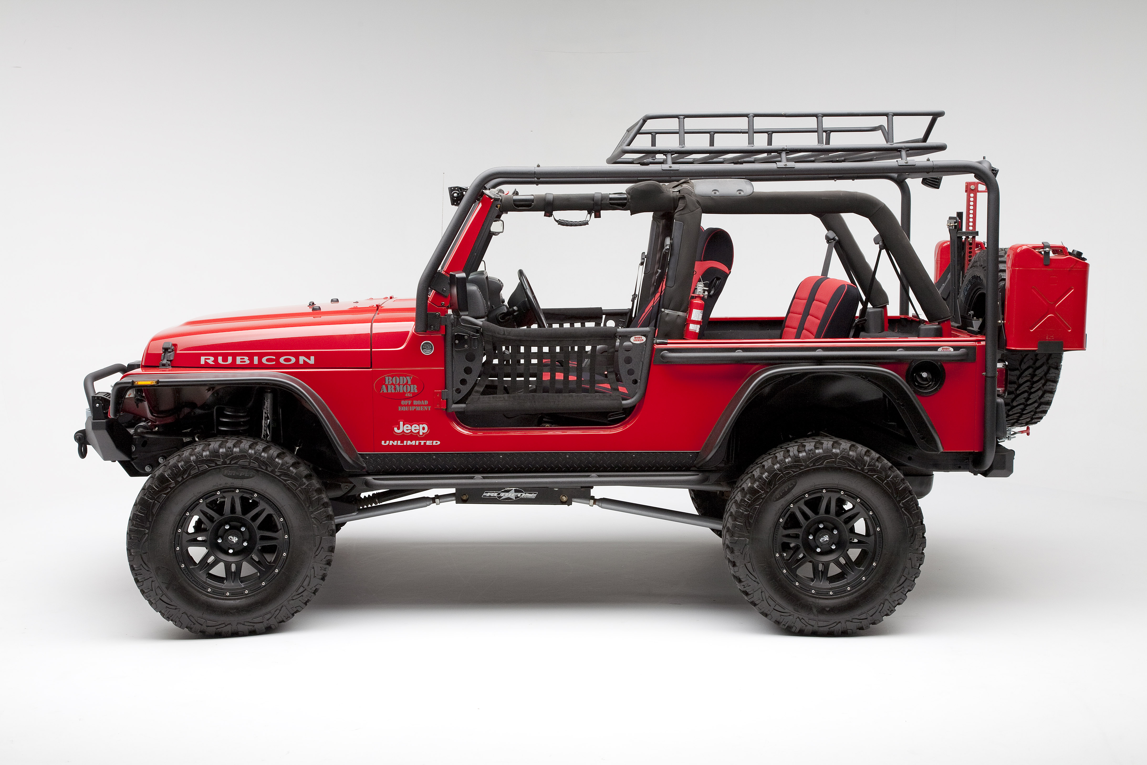 Body Armor TJ6124 Body Armor 4x4 Tj6124 Black Roof Rack Base