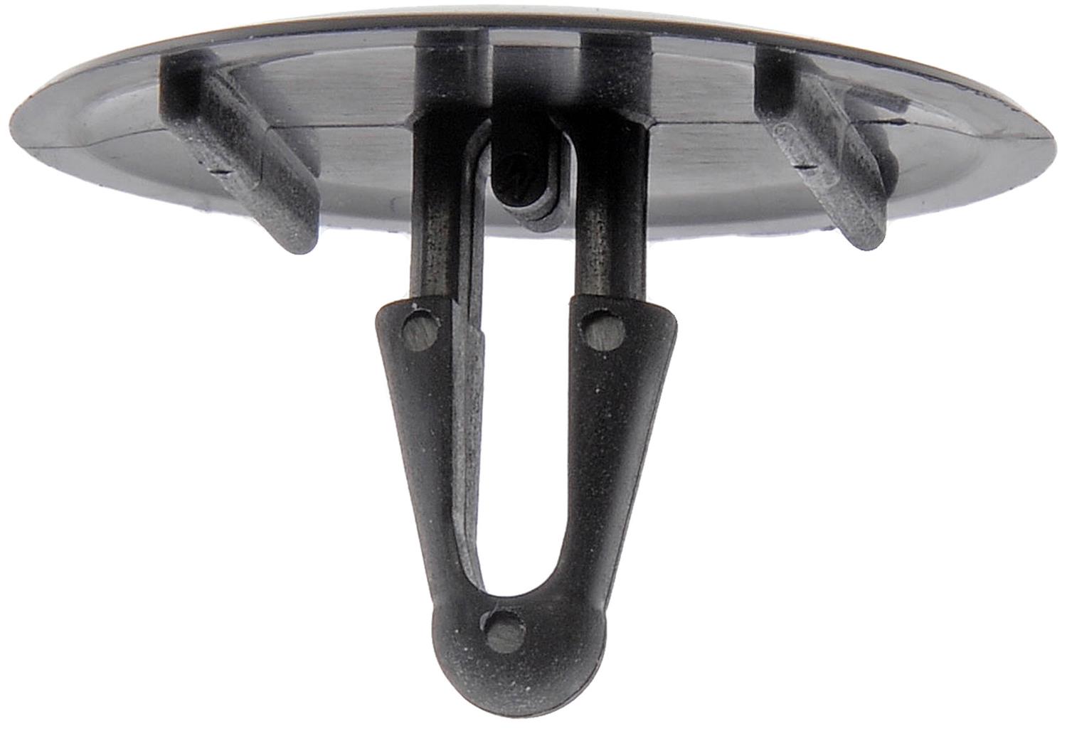thumbnail image 2 of Online Auto Supply Cadillac Hood Insulation Pad Clips - 1/4" Hole, 2" Diameter, 16 Pack, #094 - Black Nylon, Vintage Fit 2 of 5
