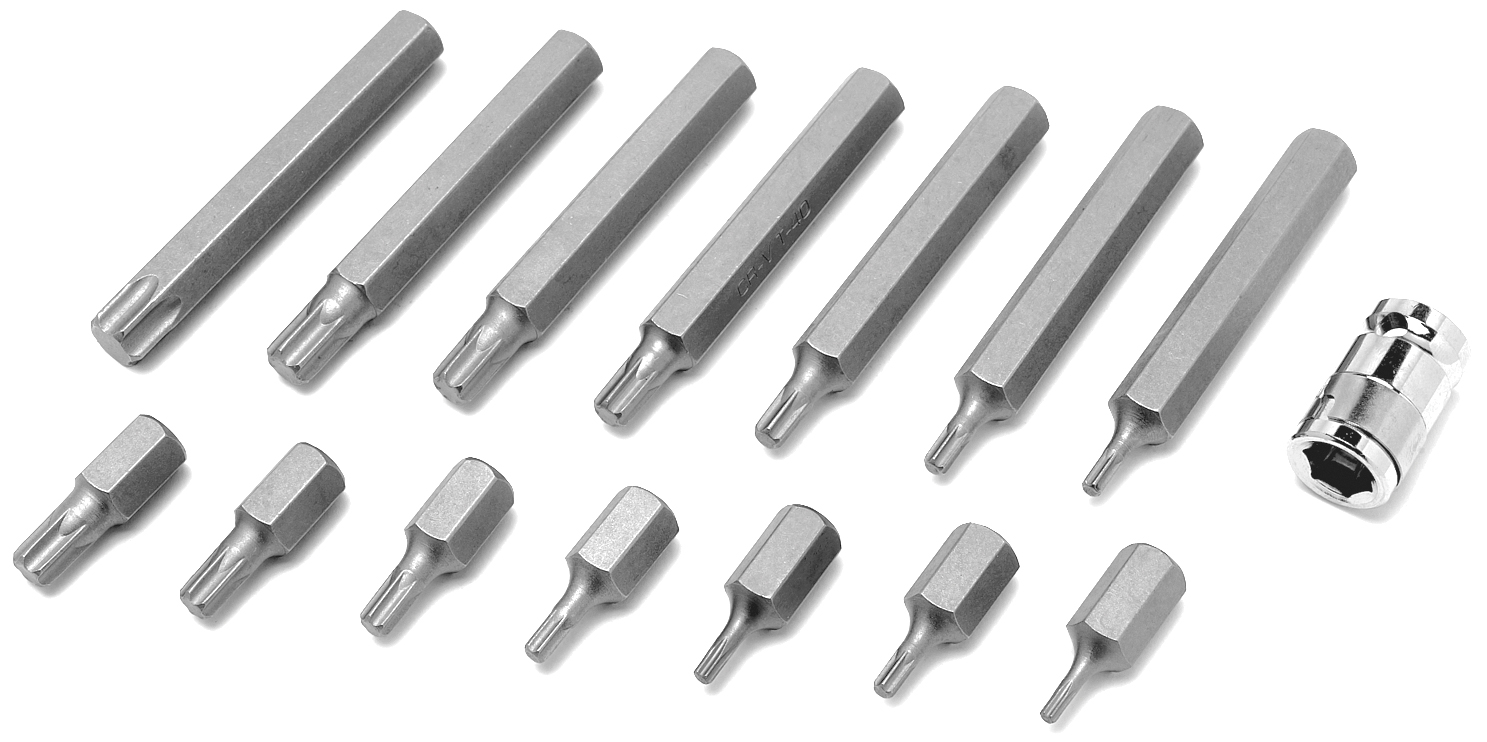 WILMAR W1314 Performance Tool (W1314) 15Piece Star Driver Bit Set