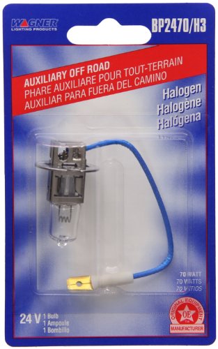 Wagner BP2470H3 Miniature Lamp - 24V Heavy Duty Bulb, Longer Life, DOT/SAE Compliant