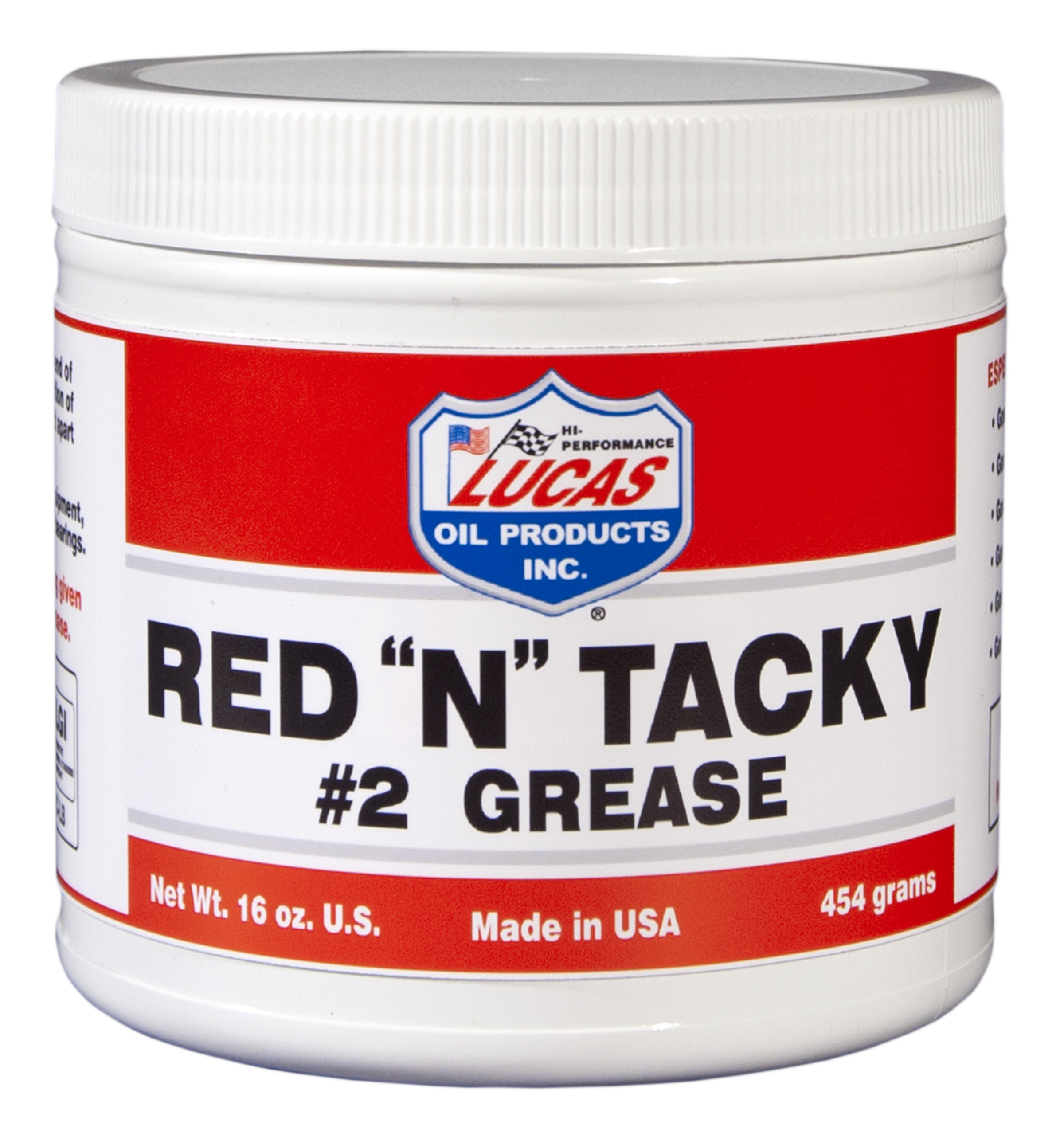 Show details for Lucas Oil 10574 Red N Tacky Grease - 1 Lb