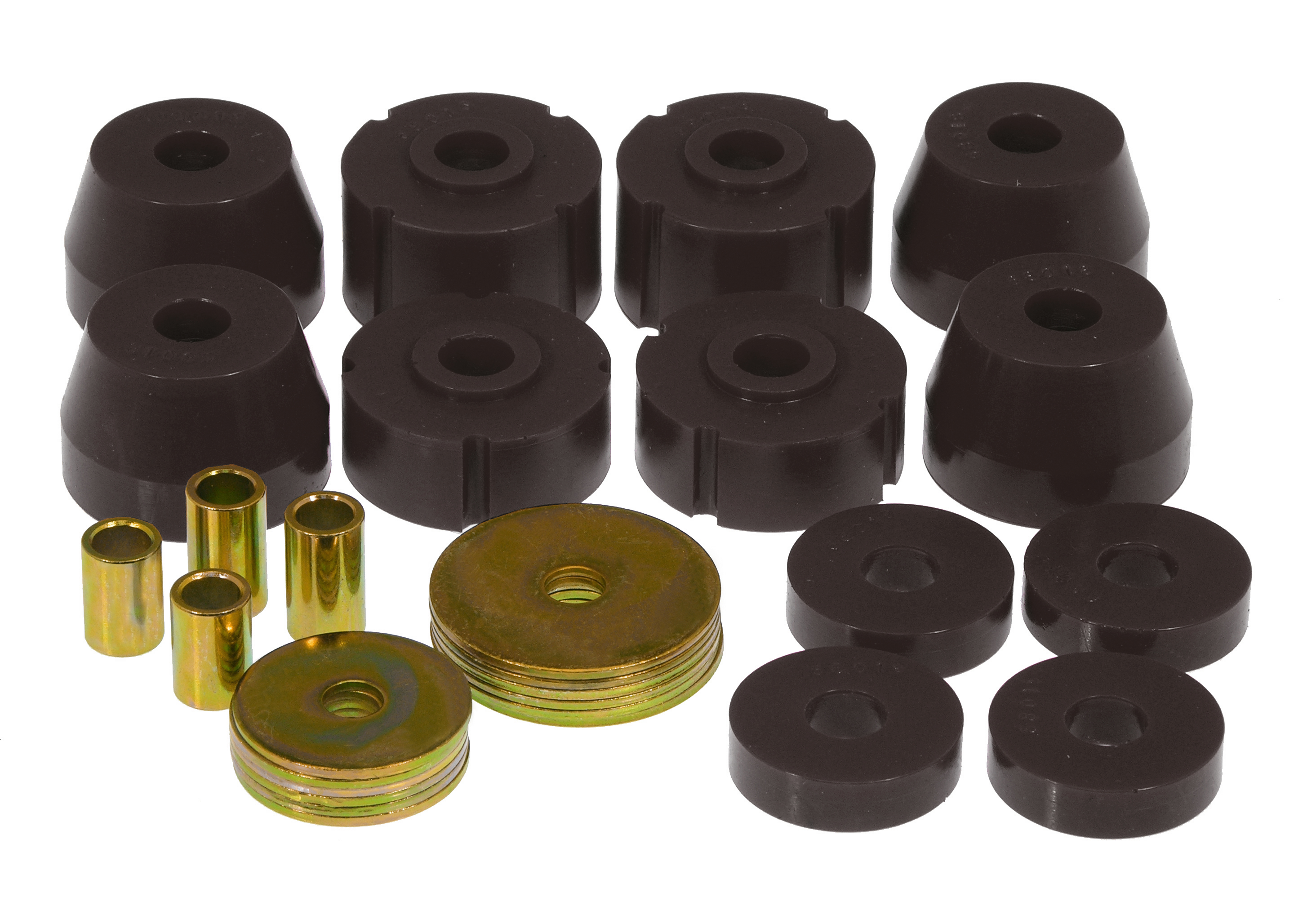 Prothane 7-108-BL Black Body Mount Kit For Chevy/GMC C/K/R/V Series Pickups (1981-1988)