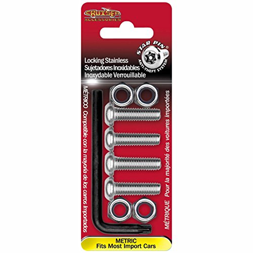 Cruiser Accessories 81300 Metric Stainless Steel Star Pin Locking