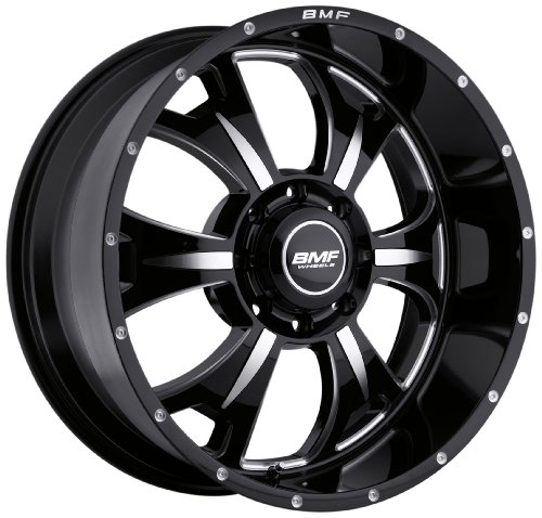 BMF Wheels 462B-790816500 BMF Wheels M-80 Death Metal Black - 17 X 9 ...