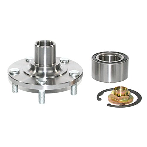 Dura International 29596048 Front Wheel Hub Kit - Complete Repair Kit With Hub, Bearing, Studs, Snap Ring & Axle Nut