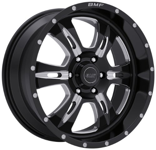BMF Wheels 464B-090613500 BMF Wheels Rehab Death Metal Black - 20 X 9 ...