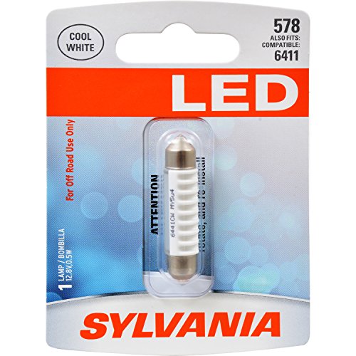Show details for Sylvania 578SLBP Sylvania 578 41mm Festoon White Led Bulb (pack Of 1)