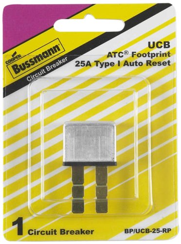 Show details for Bussmann BPUCB25RP 25 Amp Type-I Universal Circuit Breaker