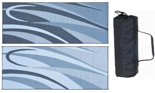 Ming's Mark Tappetino Mimetica Cervo Reversibile 20x27 Cm - Polipropilene Per Camper, Giardino, Picnic