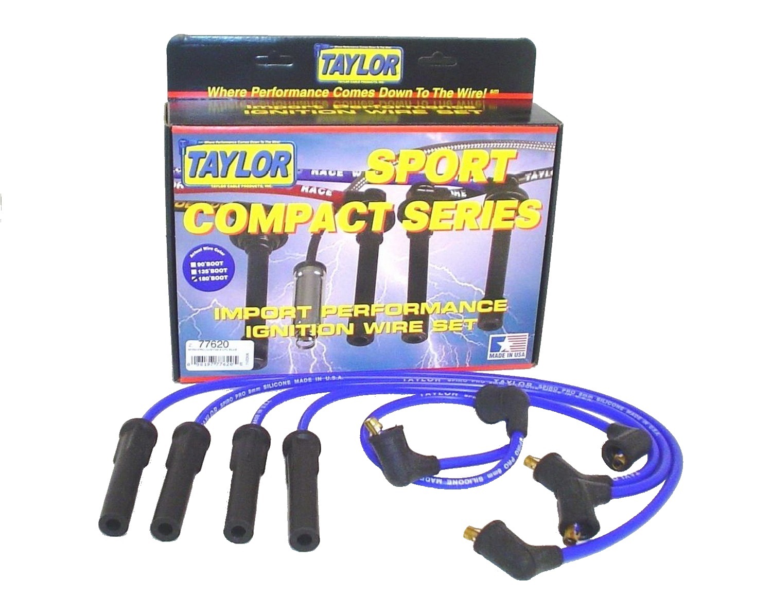 Taylor Made 77620 8mm Spiro Pro Ignition Wire Set Autoplicity