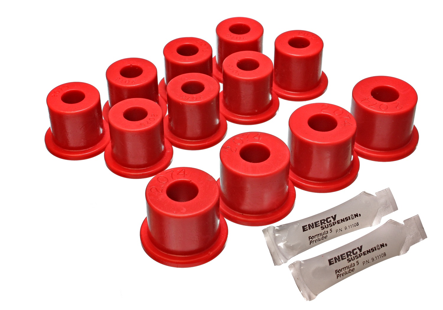 Energy Suspension 72101R Leaf Spring Bushing Set Red Autoplicity