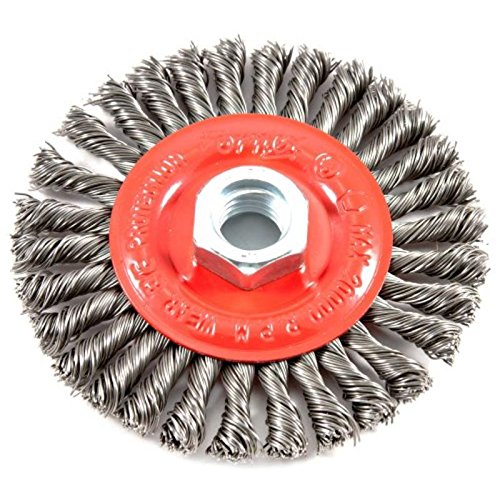 FORNEY WELDING 72760 4 In X 012 In Stringer Bead Twist Wire Wheel W 58i