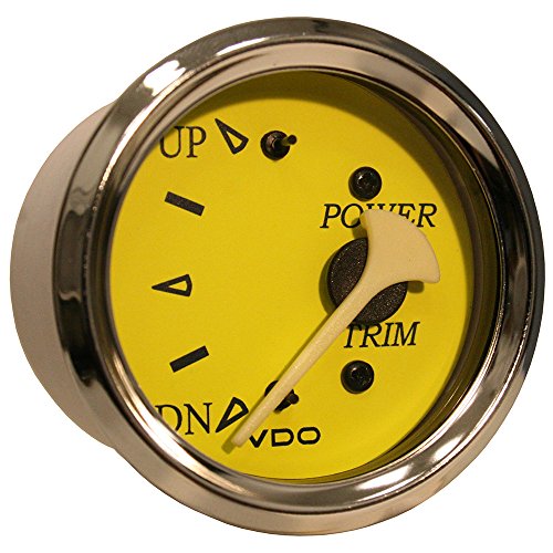 VDO Gauges 38214763 Vdo Allentare Yellow/blue Trim Gauge For Use With